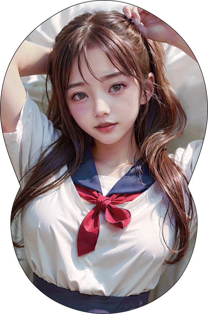 Oppai Board Cover 95 AI Art Schoolgirl-Maid おっぱいボードカバー#95 AI