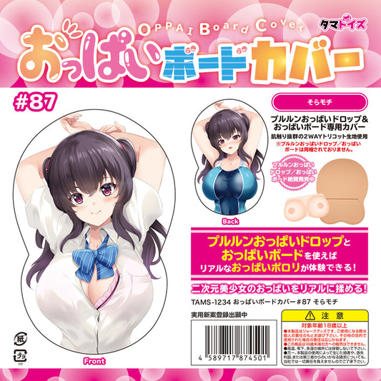 Oppai Board Cover 87 Busty Schoolgirl in a Swimsuit おっぱいボードカバー＃87 そらモチ